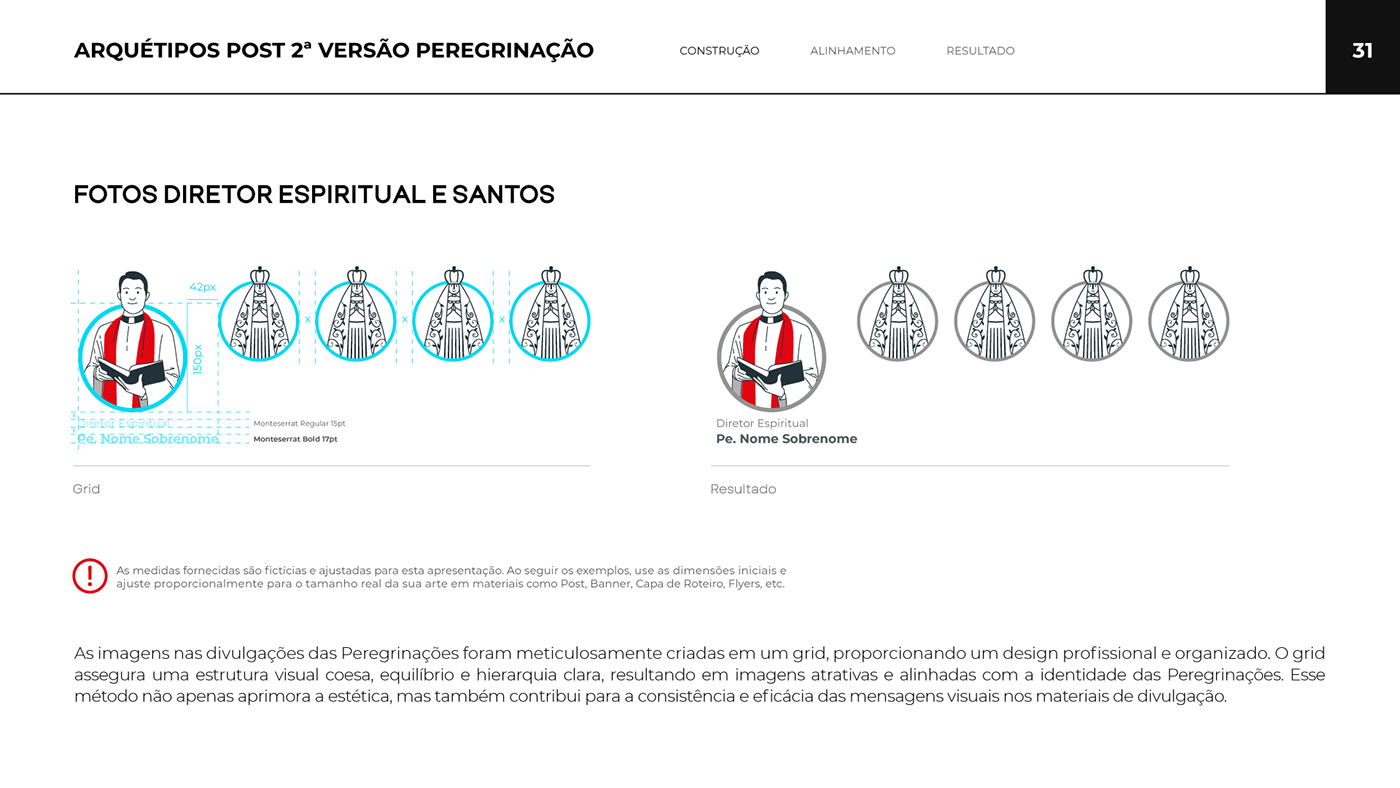 viagem Turismo religioso design gráfico designer identidade visual rebranding católico jesus