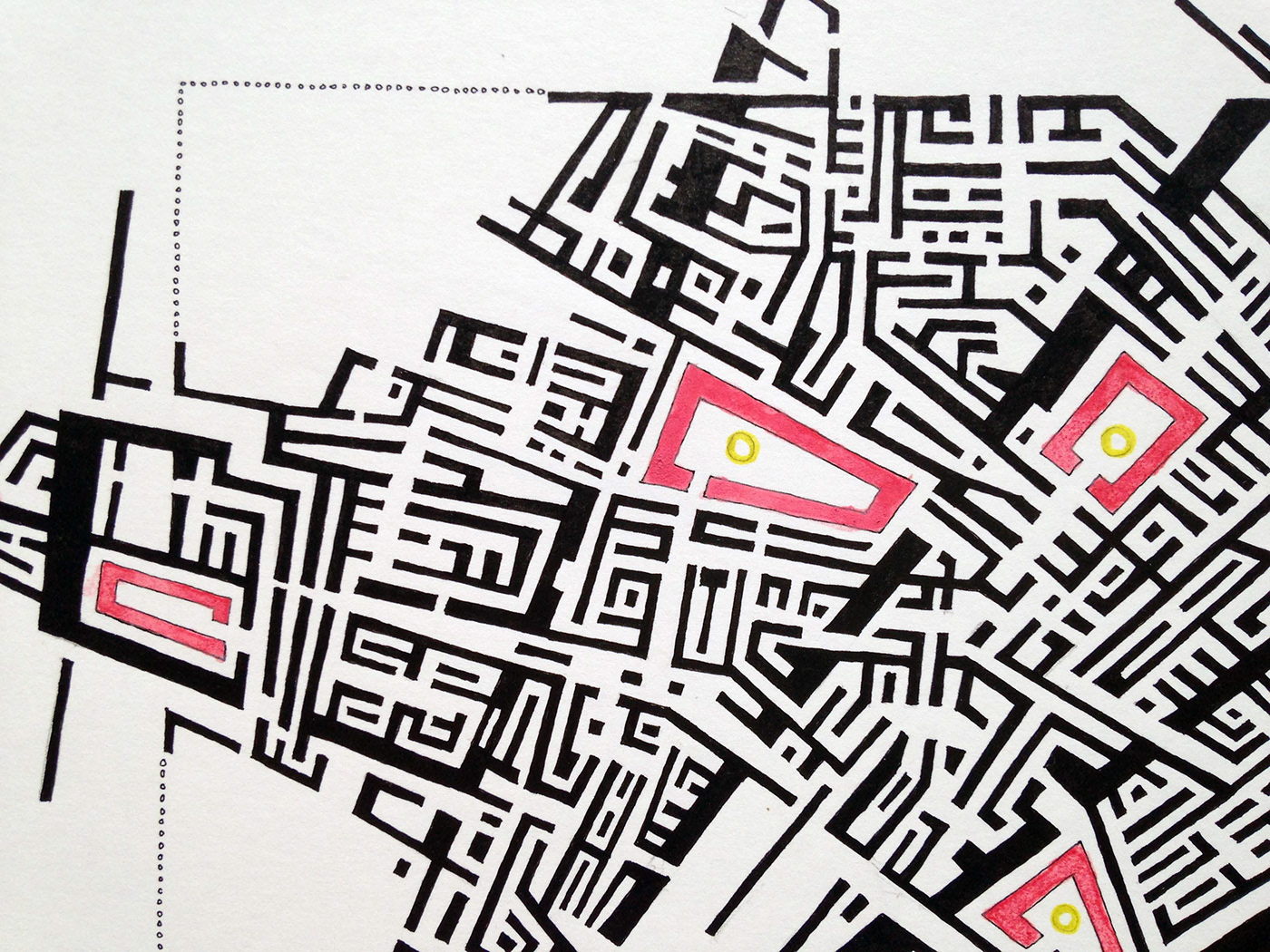 drawings art graphics abstract artwork maps labyrinth geometric modern contemporary art