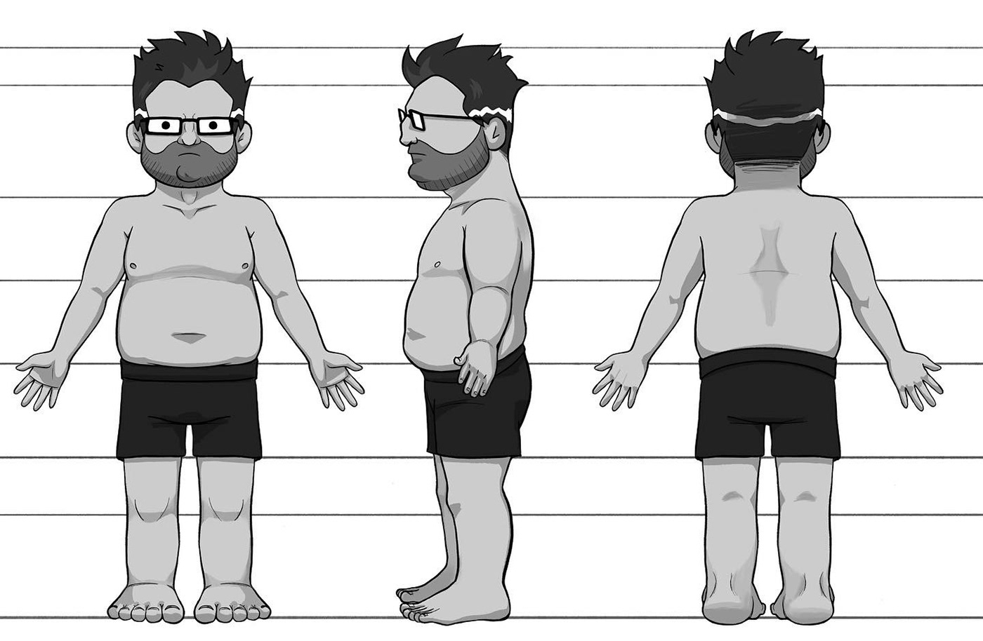 Character design  character animation turnaround cartoon ILLUSTRATION  artwork Drawing  Digital Art  design CharacterTurnaround