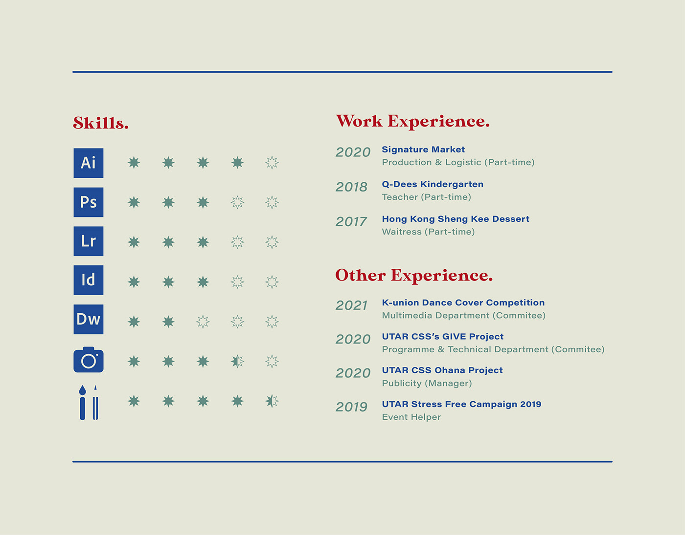 CV graphic design  portfolio Portfolio Design Resume resume design