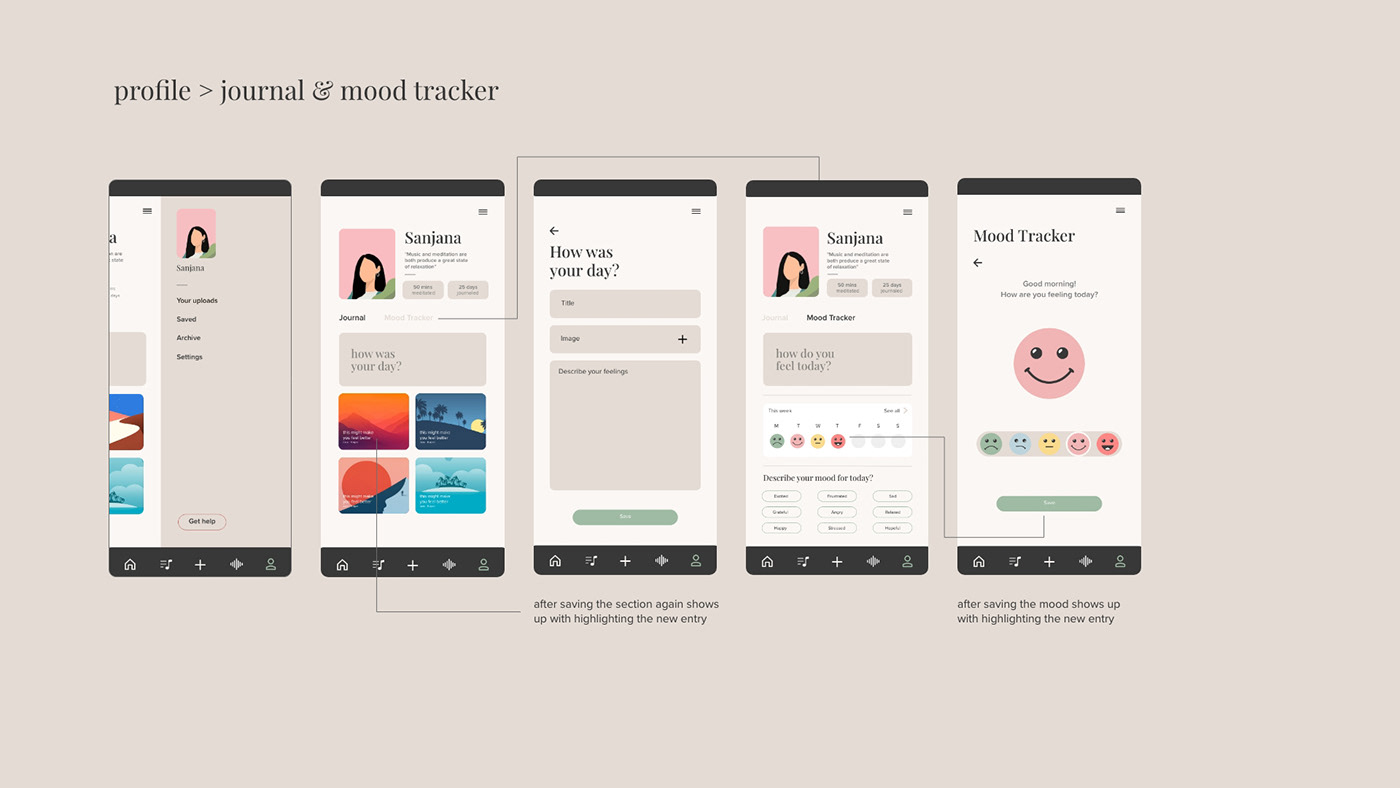 awareness mental health Mobile app ui design UI/UX Appdesign listen mentalhealthmatters UX design