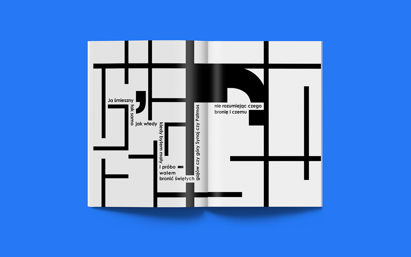 miłosz artbook Visual Narrative liberatura strukturalizm Poetry  typography  
