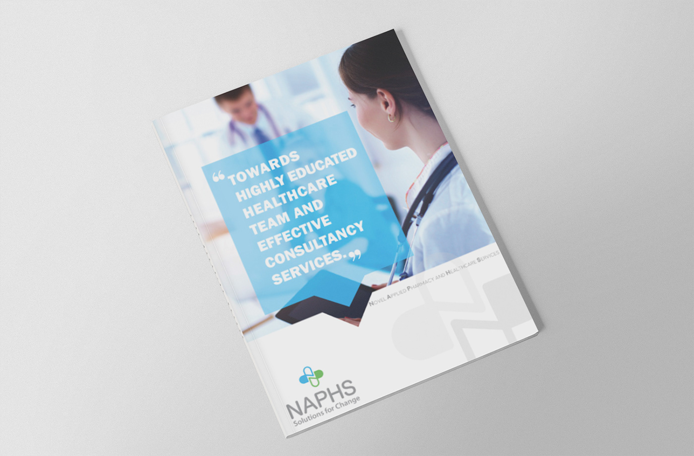 Booklet design branding  pharmacy Health healthcare medical training course Advertising 
