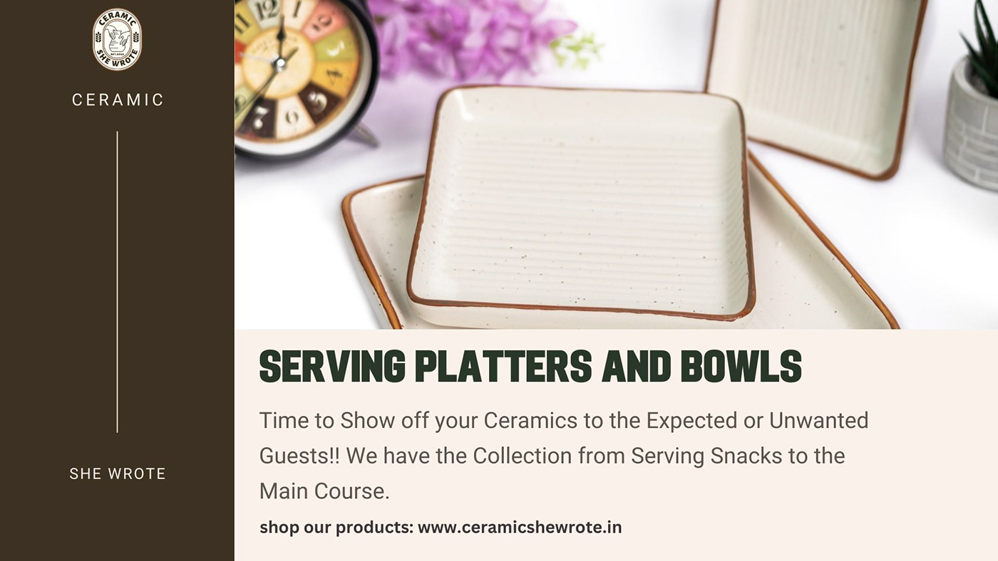 serving bowls ceramic handmade potters indian Coffee Mugs platters