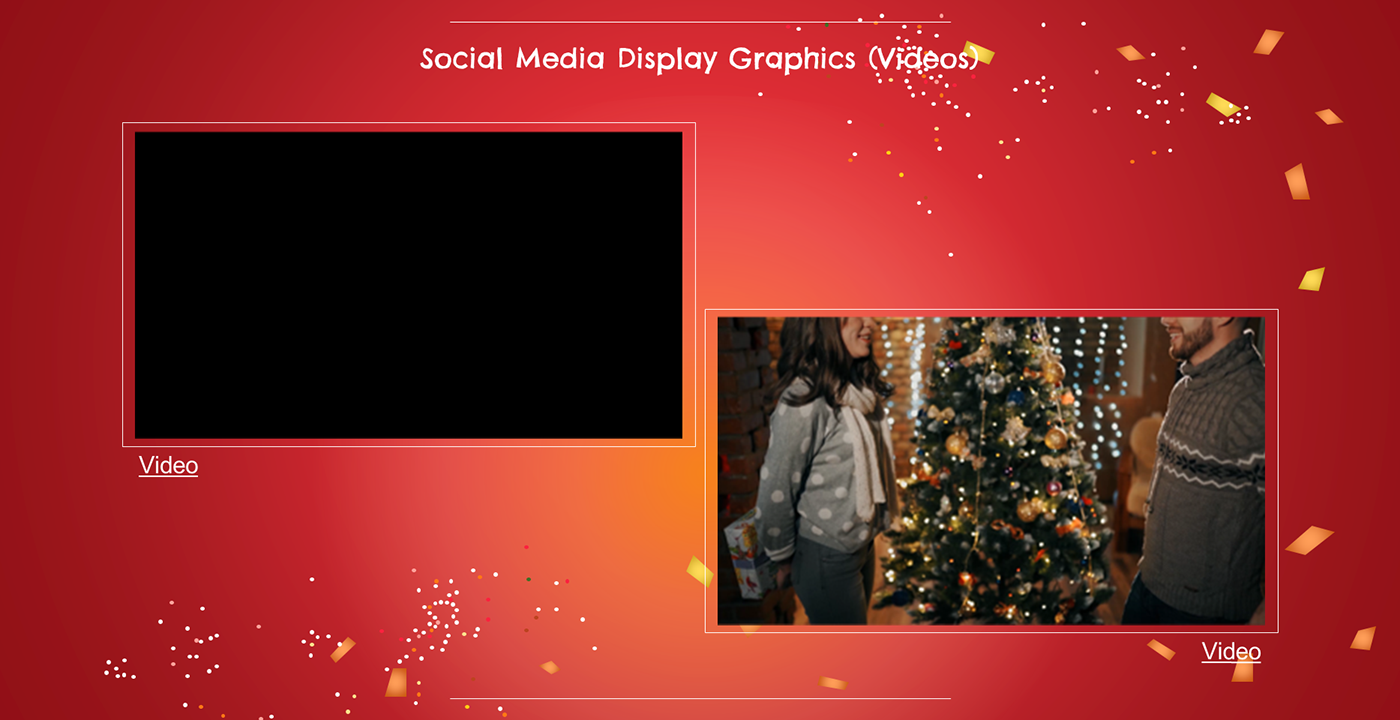 Social media post social media videos videos Socialmedia Christmas xmas ads campaign