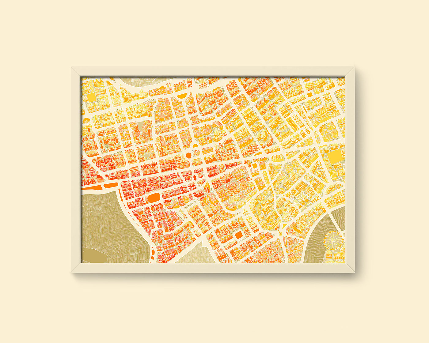 London illustrations city map sovenier Travel handdrawn adobe