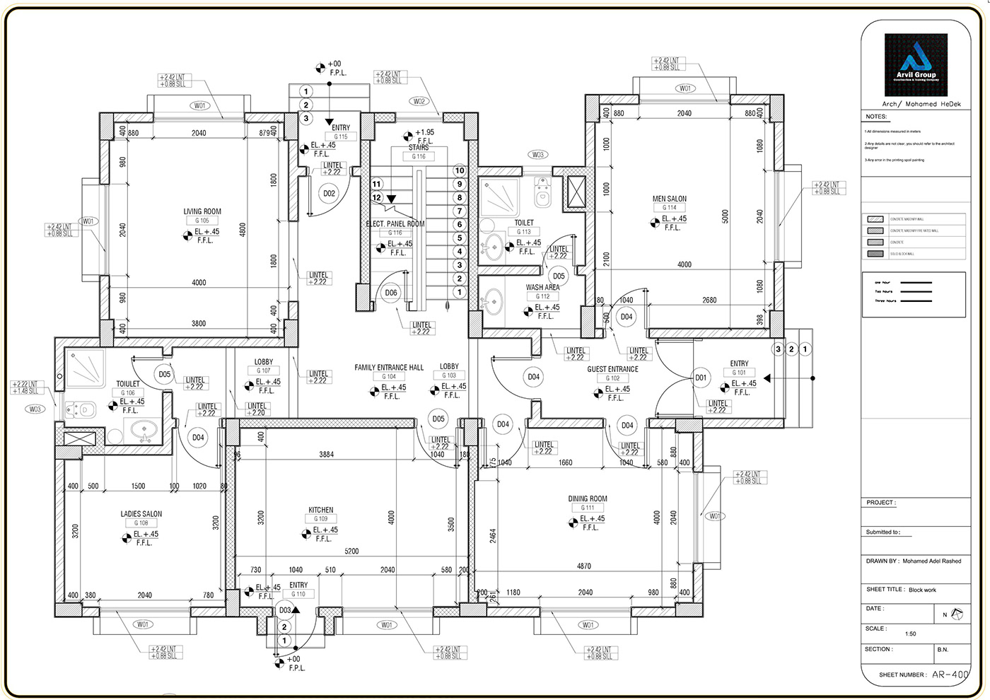 architecture construction details drawings house shopdrawing Villa working Working Details working drawings
