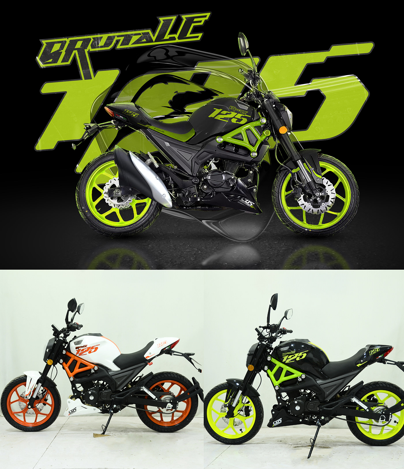 decal sticker vinyl motorcycle moto Bike 125cc concept design branding 