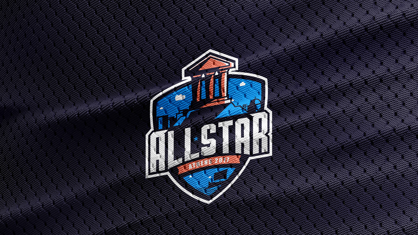 teamlogo sportslogo Mascot Allstar athens logoconcept