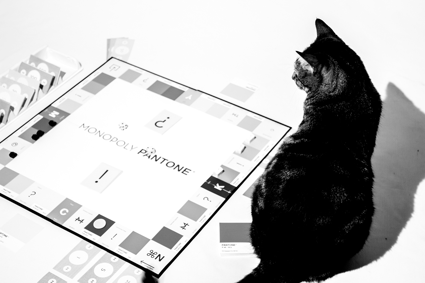 Adobe Portfolio Monopoly pantone color board game game swatches design