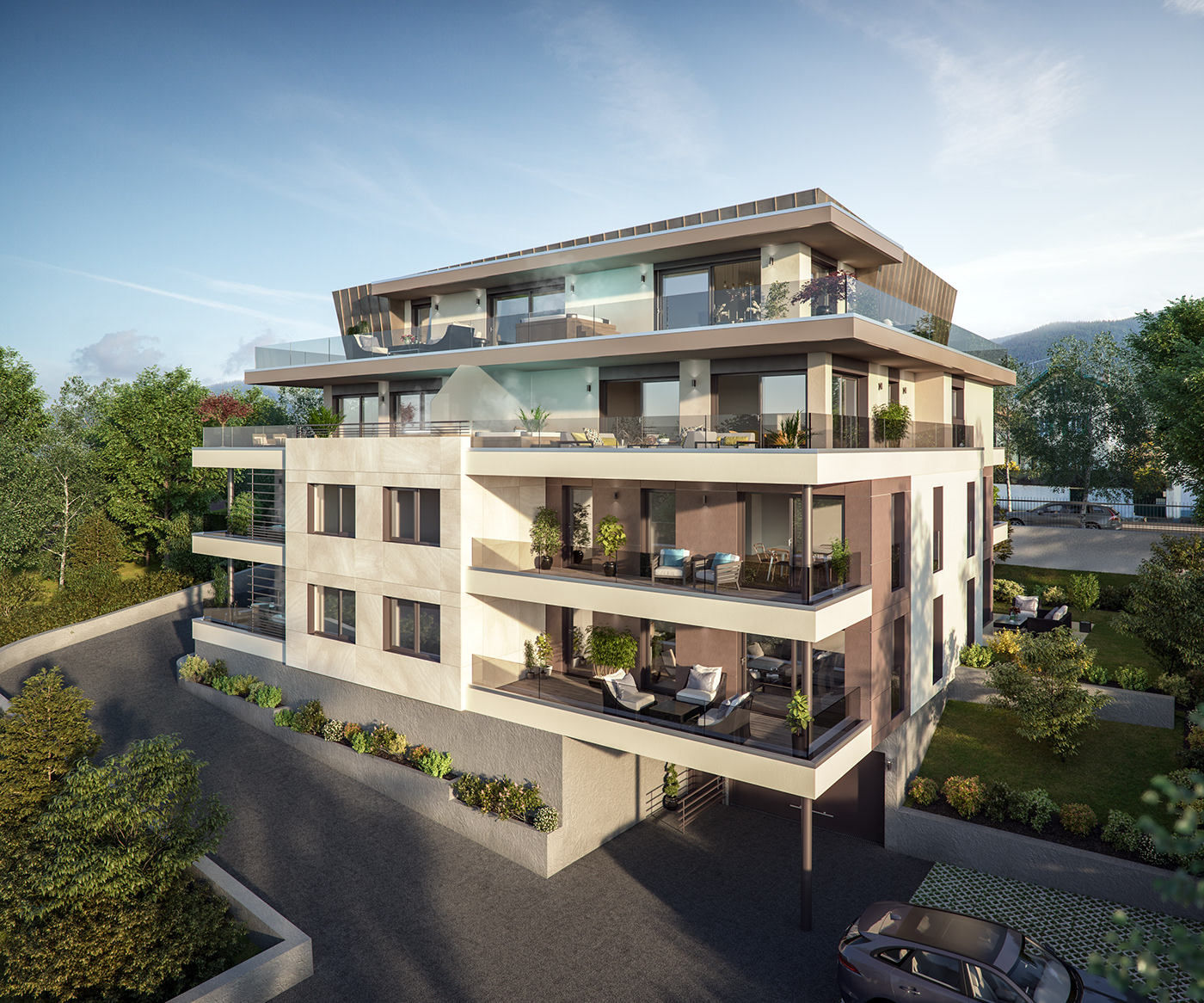 archviz visualisation Render corona property marketing   architecture design photorealistic Villa