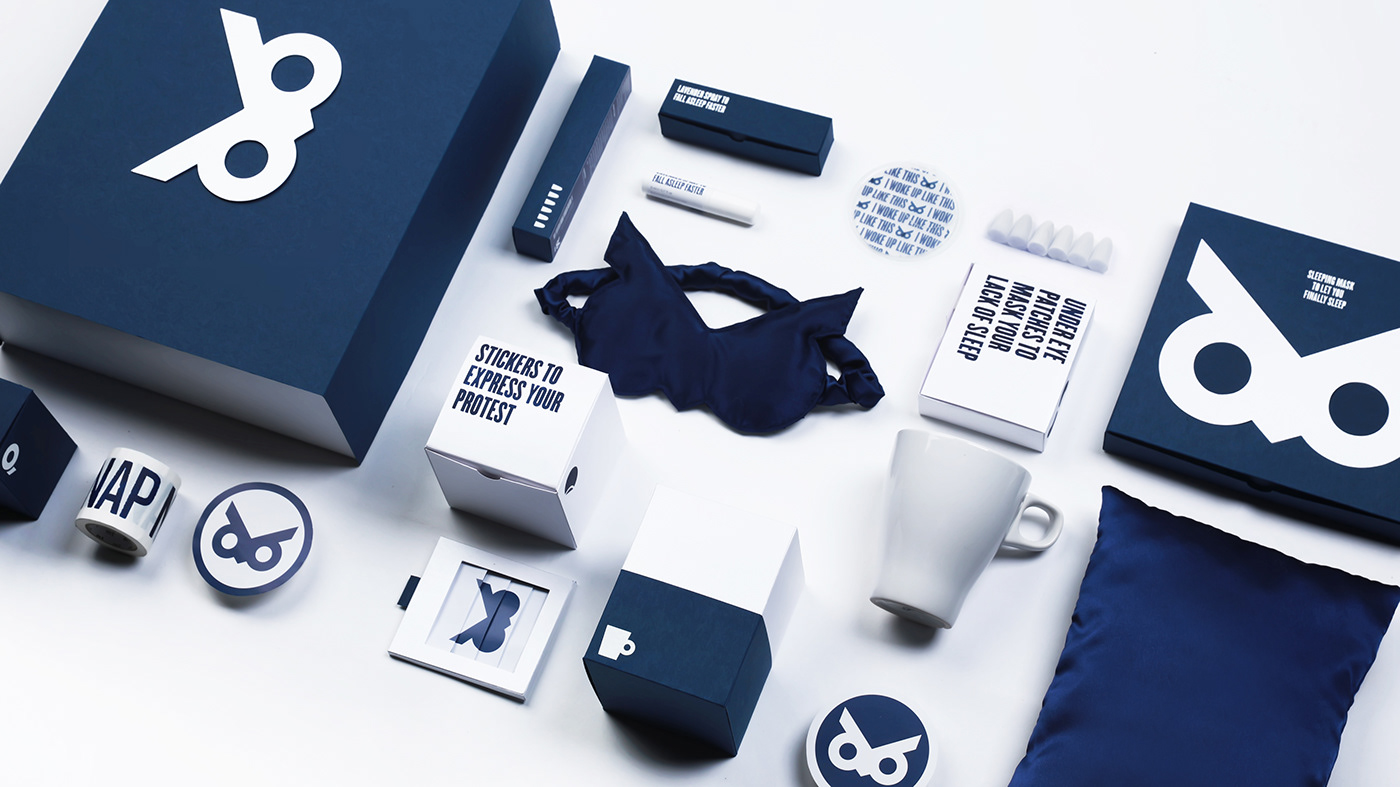 branding  Corporate Identity Packaging protest Stationery brand identity kit Night Owl Nocturnals