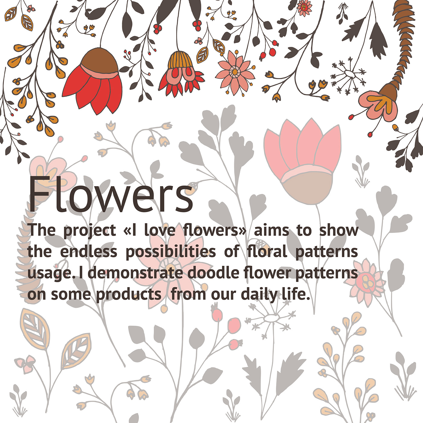 flower pattern floral doodle