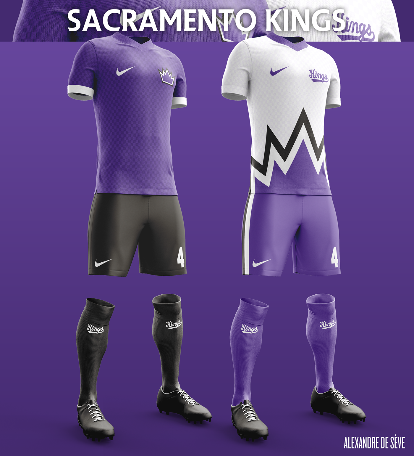 Talisman & Co. | Sacramento Kings Soccer Concept Kit