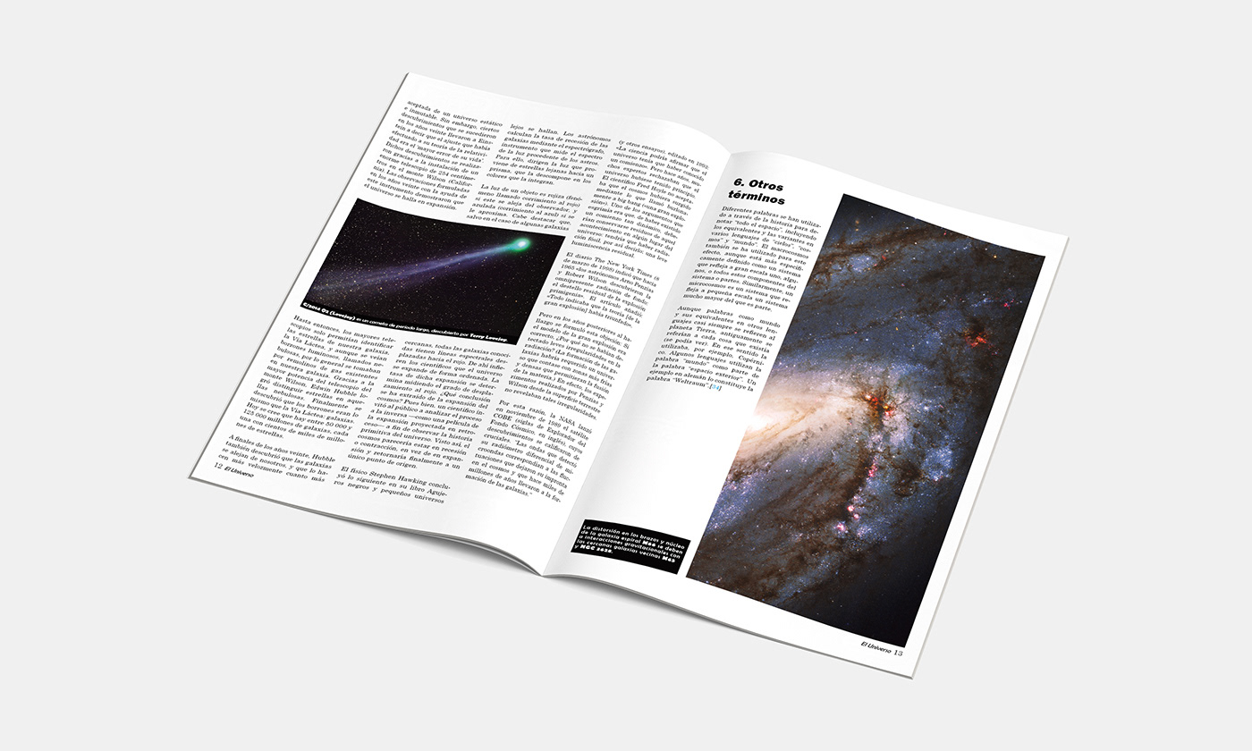 astronomy design designer editorial knowledge magazine Photography  science stars universe
