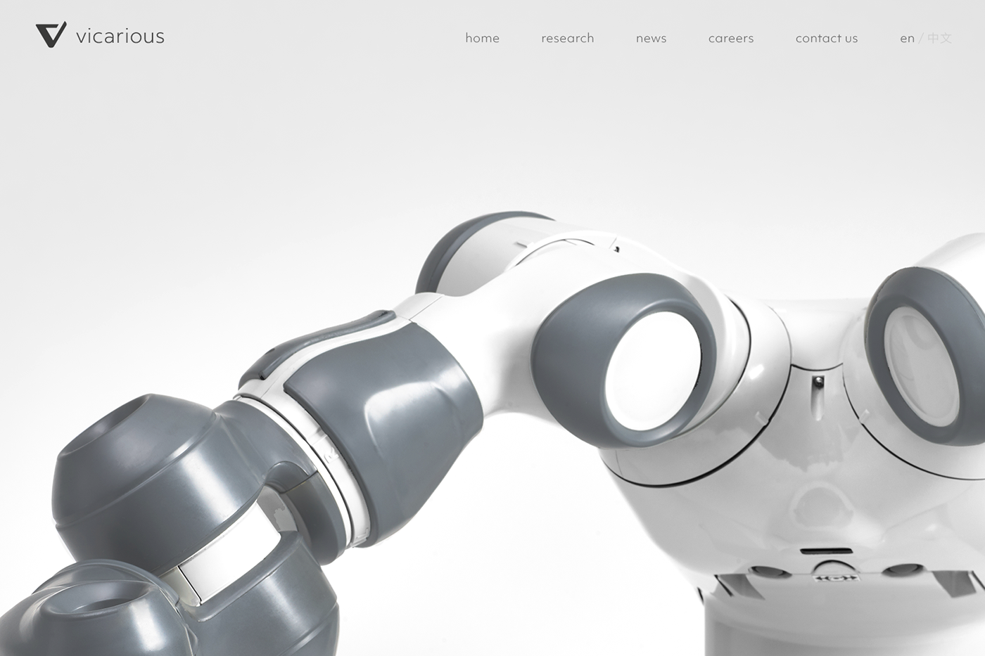 Web UI/UX artificial intelligence robots Website simple intuative grayscale san francisco animation 