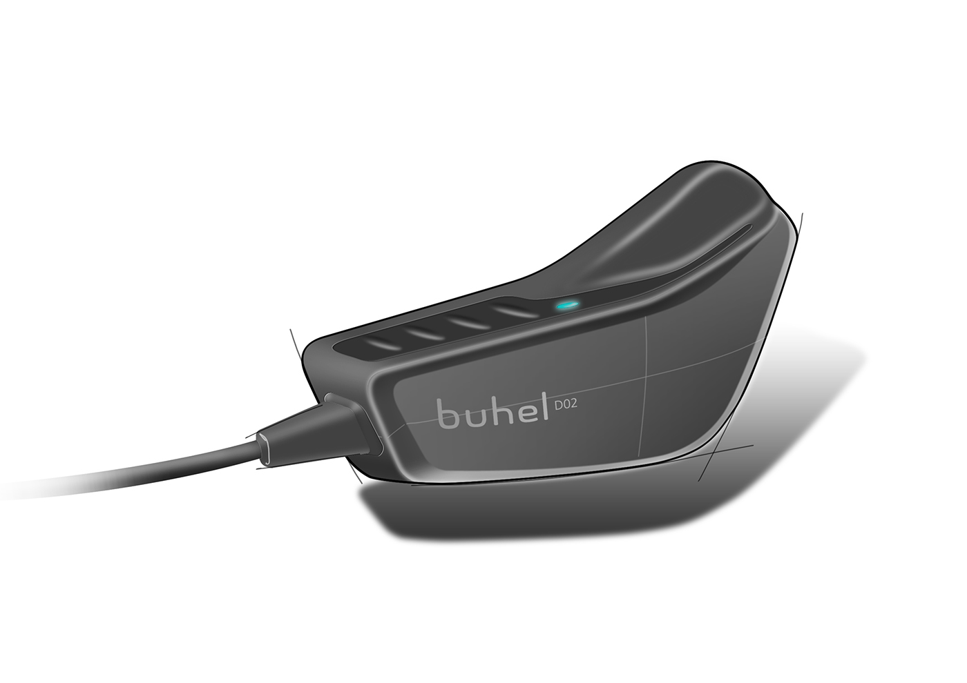 buhel D02 comunication system bone conduction Intercom wireless bluetooth