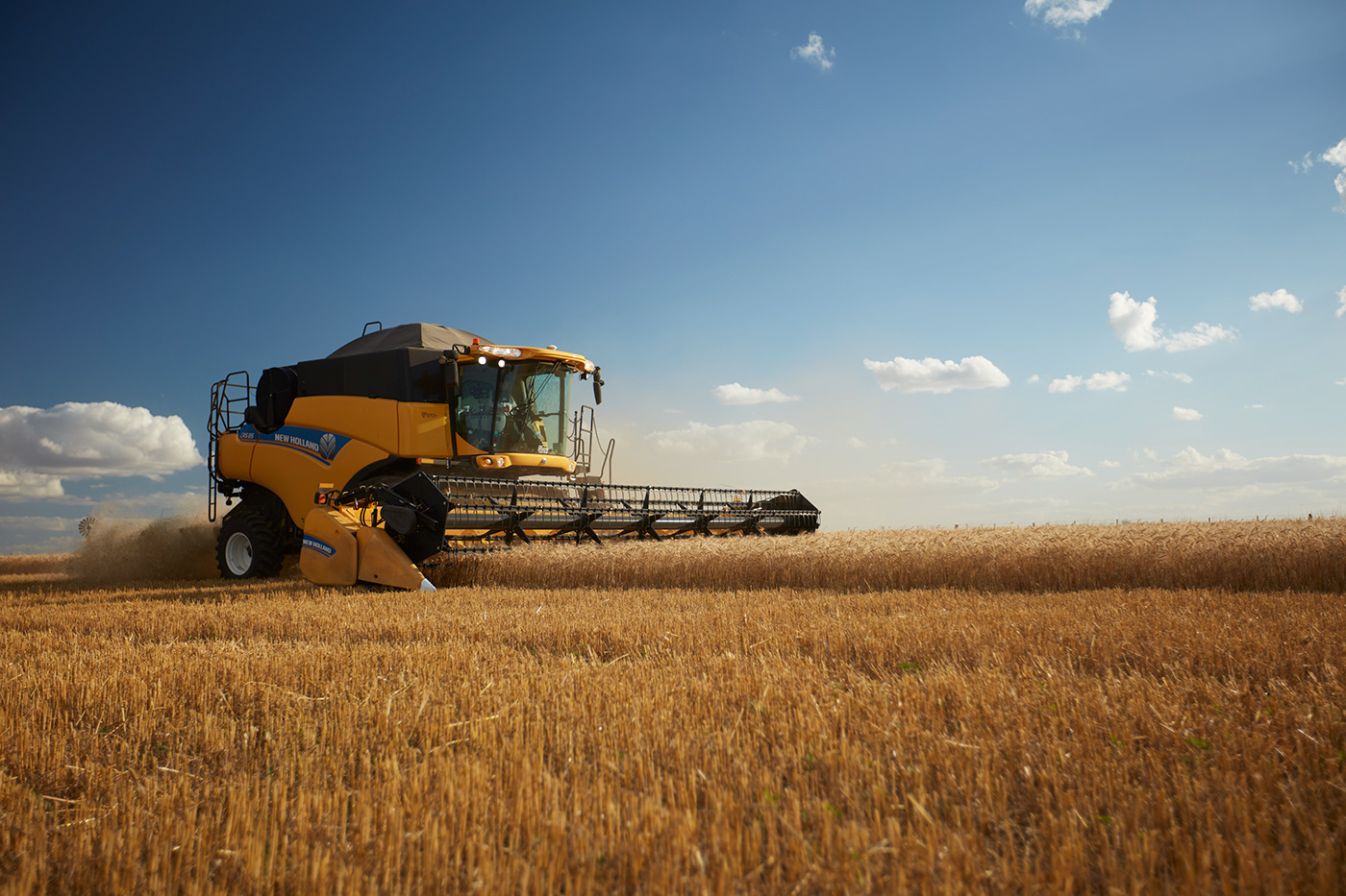 argentina fields campo mate trigo soja Tractor cosechadora New Holland