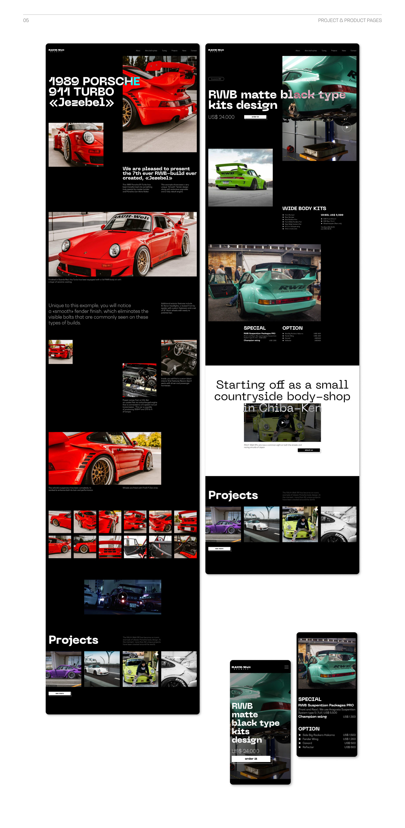 automobile car corporate Porsche Racing ui design UI/UX user interface UX design Website