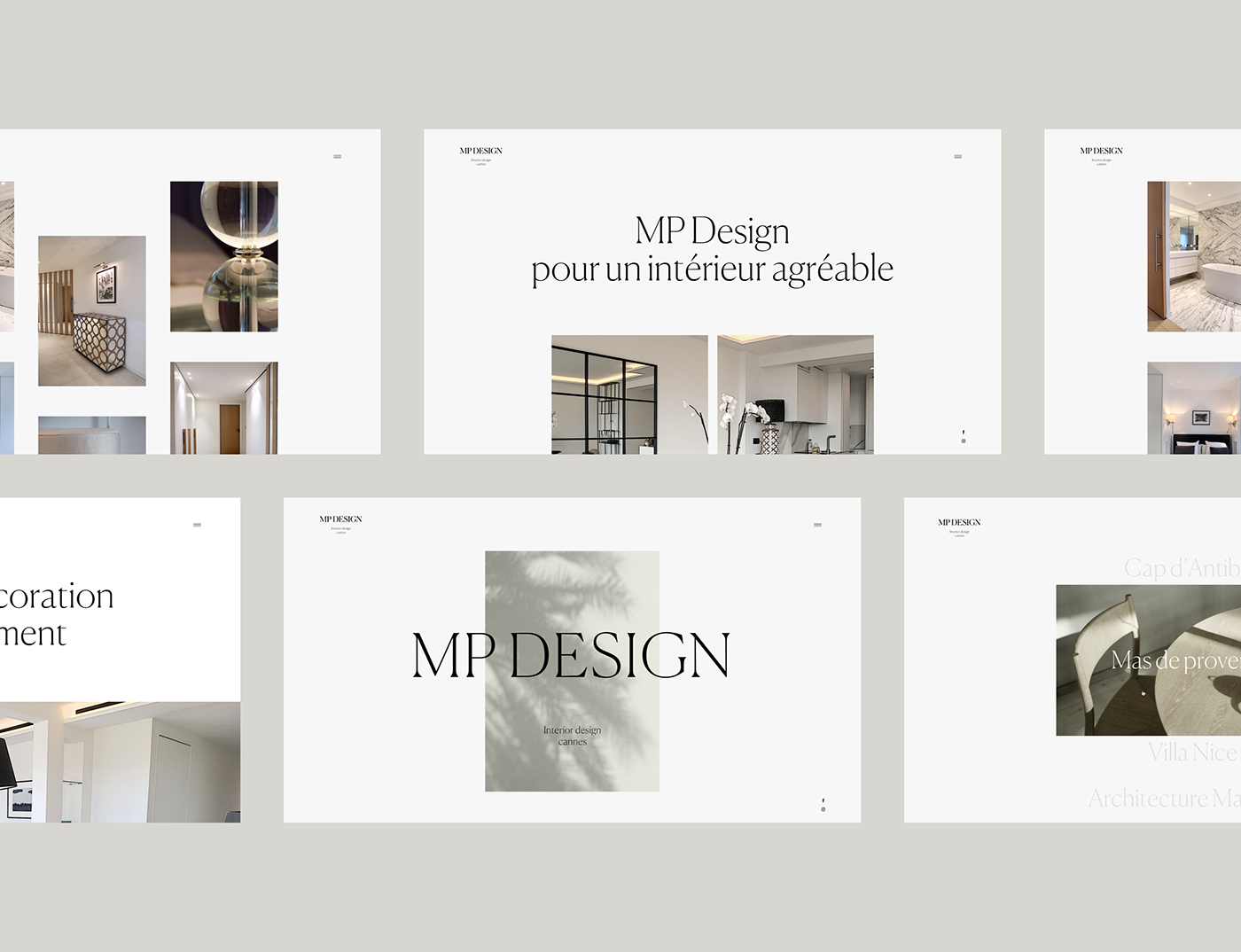 Webdesign art direction  minimal design clean typography  
