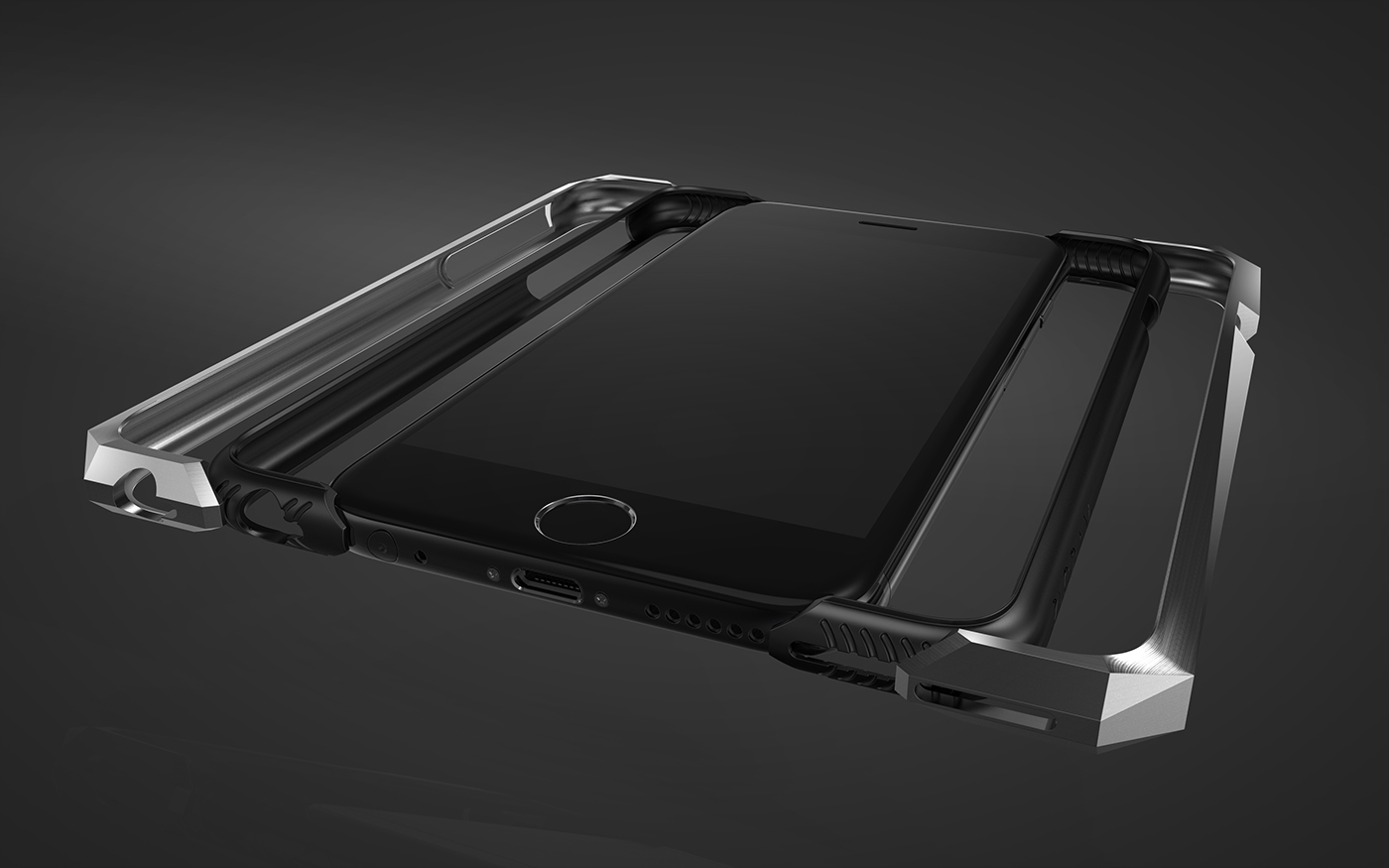 case mobile iphone phone accessories Accessory Titanium stealth aurora facet future avant Advent gray apple