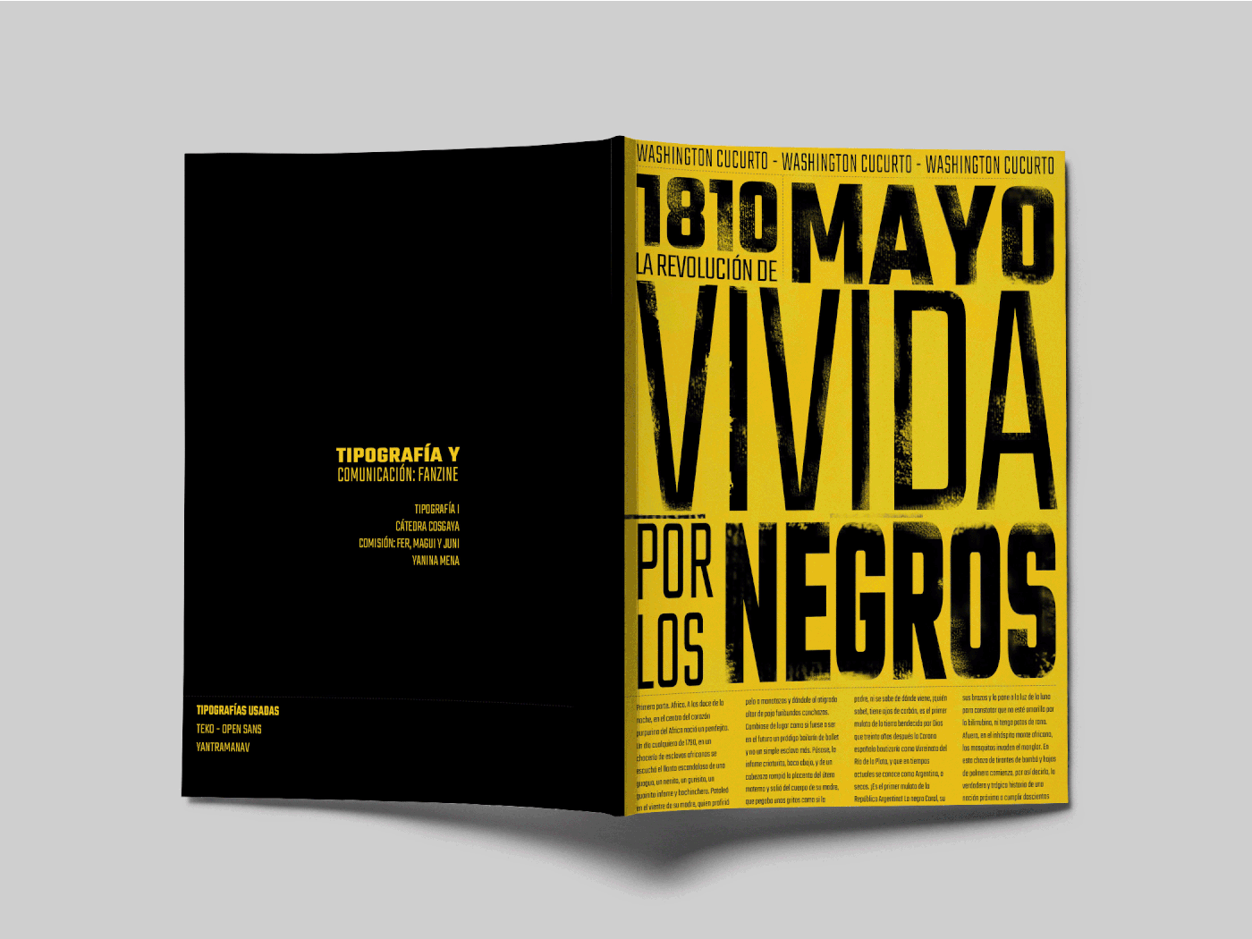 cosgaya cucurto fanzine tipografia afiche tipografico diseño Diseño editorial