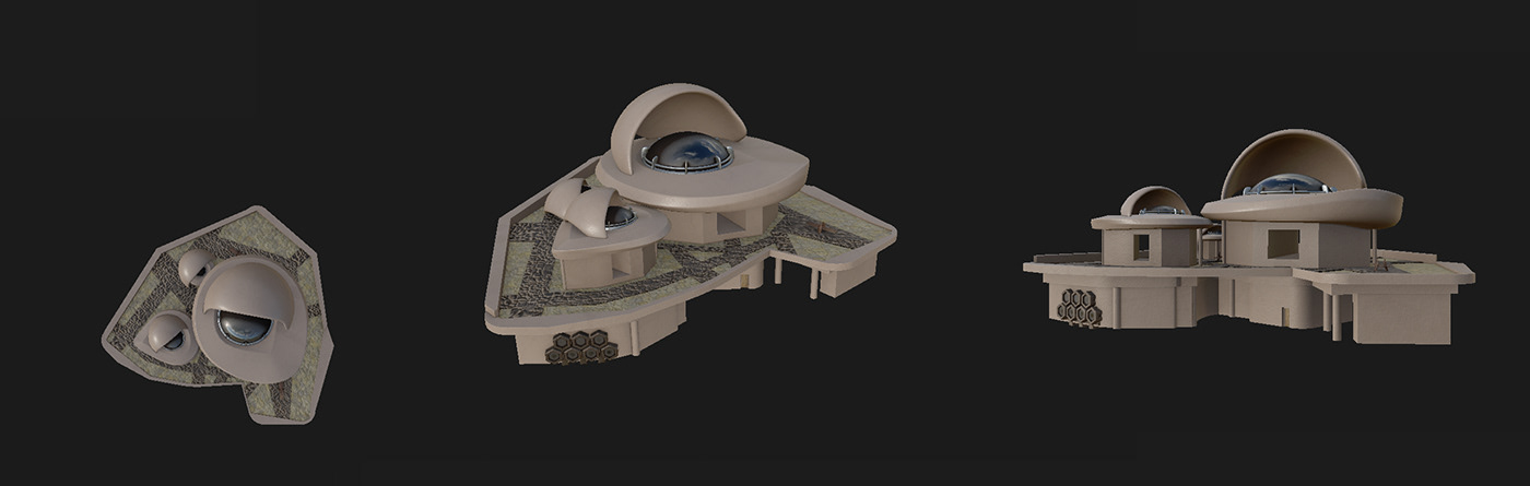 Unreal Engine visualization architecture 3D environment Digital Art  concept artwork Level Design Game Art