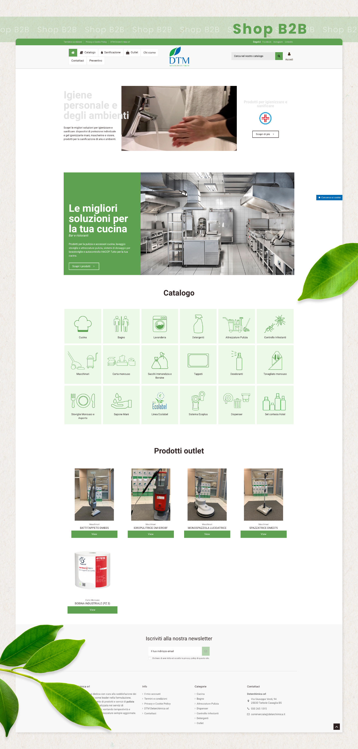 newsletter shop online user interface UX design Web Design  Web marketing Website b2b Ecommerce Prestashop