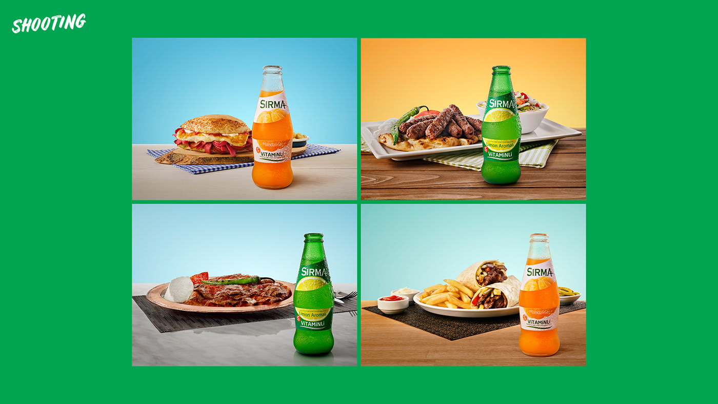 SırmaC advertorial Keyvisual branding  Photography  Food  bottle artdırectıon campaign