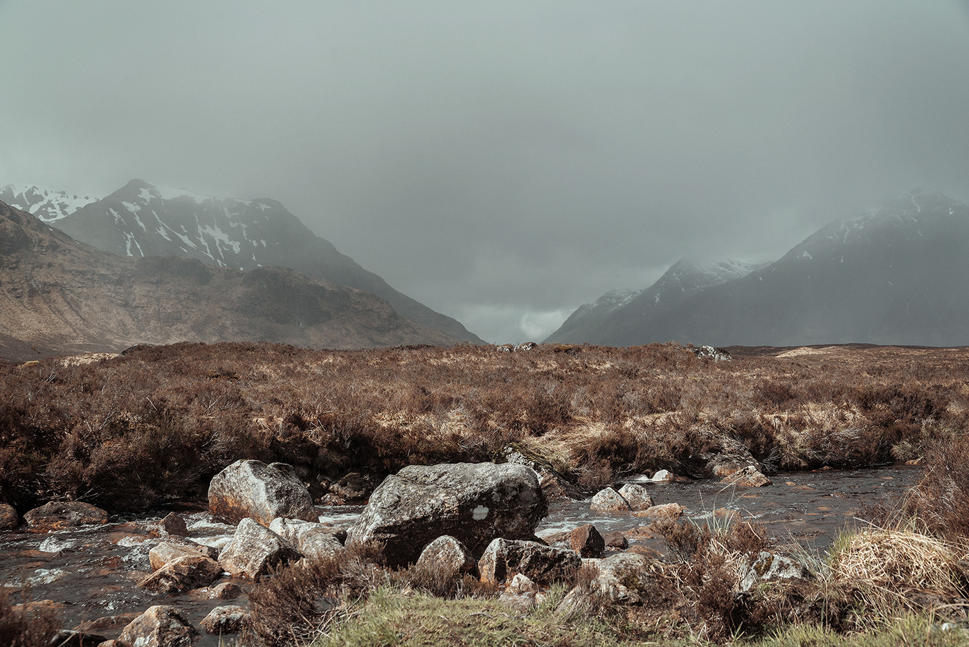 scotland retouch Landscape mountains
