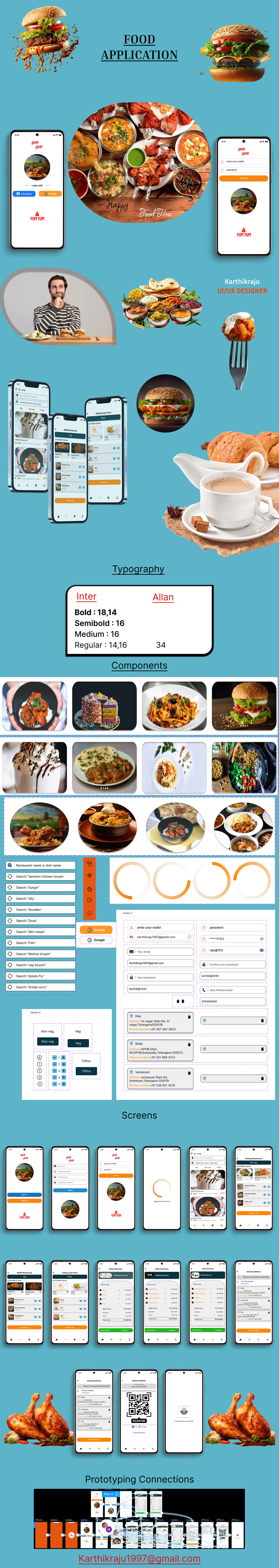 animation  food app Food UI Design restaurant visual identity Social media post brand identity Advertising  marketing   Brand Design