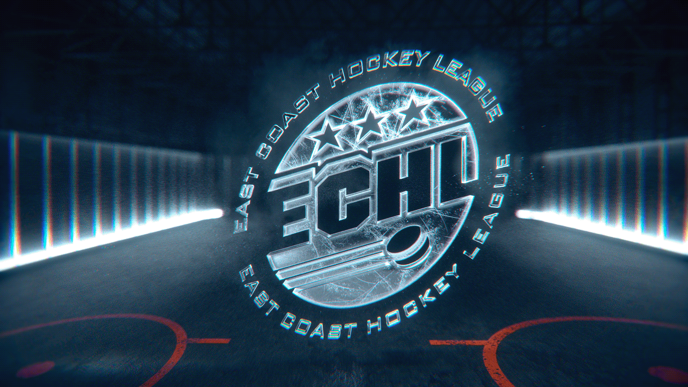 3D logo Isologo ice hockey sports c4d octane cinema 4d lighting