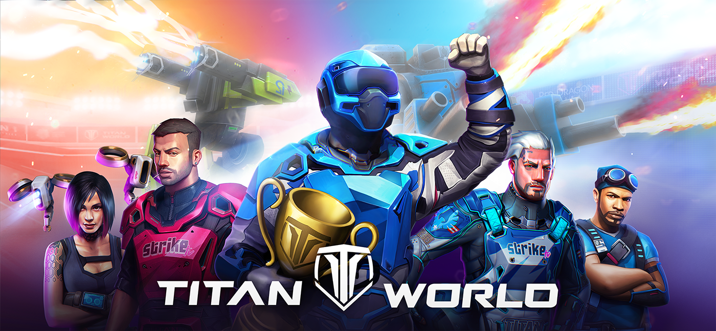 Titan World game ios robots strategy AAA real-time GLU units UI
