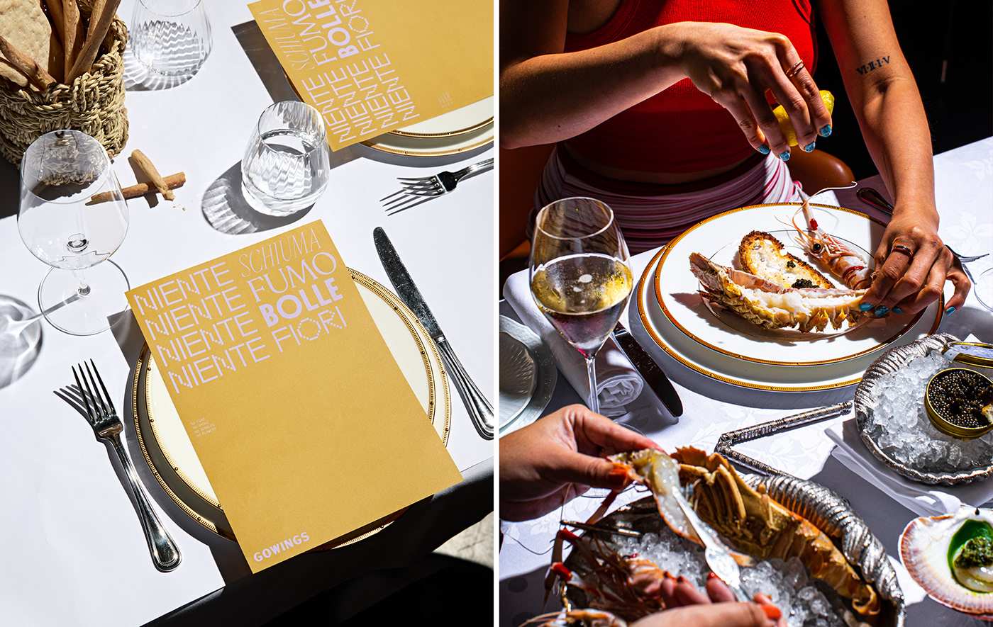 hospitality design restaurant typography   visual identity vino Italian food brand identity historical Australia menu