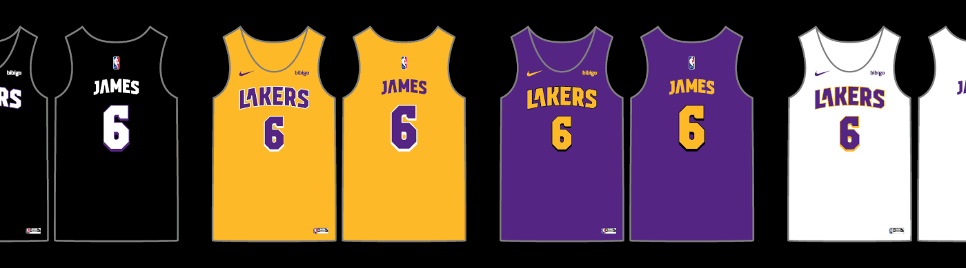 basketball identity Lakers logo Logotype Los Angeles Los Angeles Lakers NBA redesign typography  