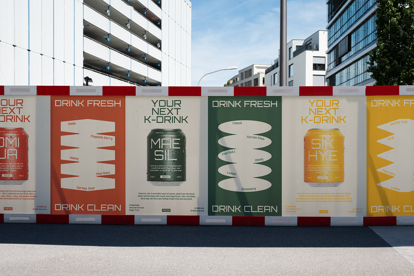 beverage branding  design drink FMCG Food  Korea Label Mockup Packaging