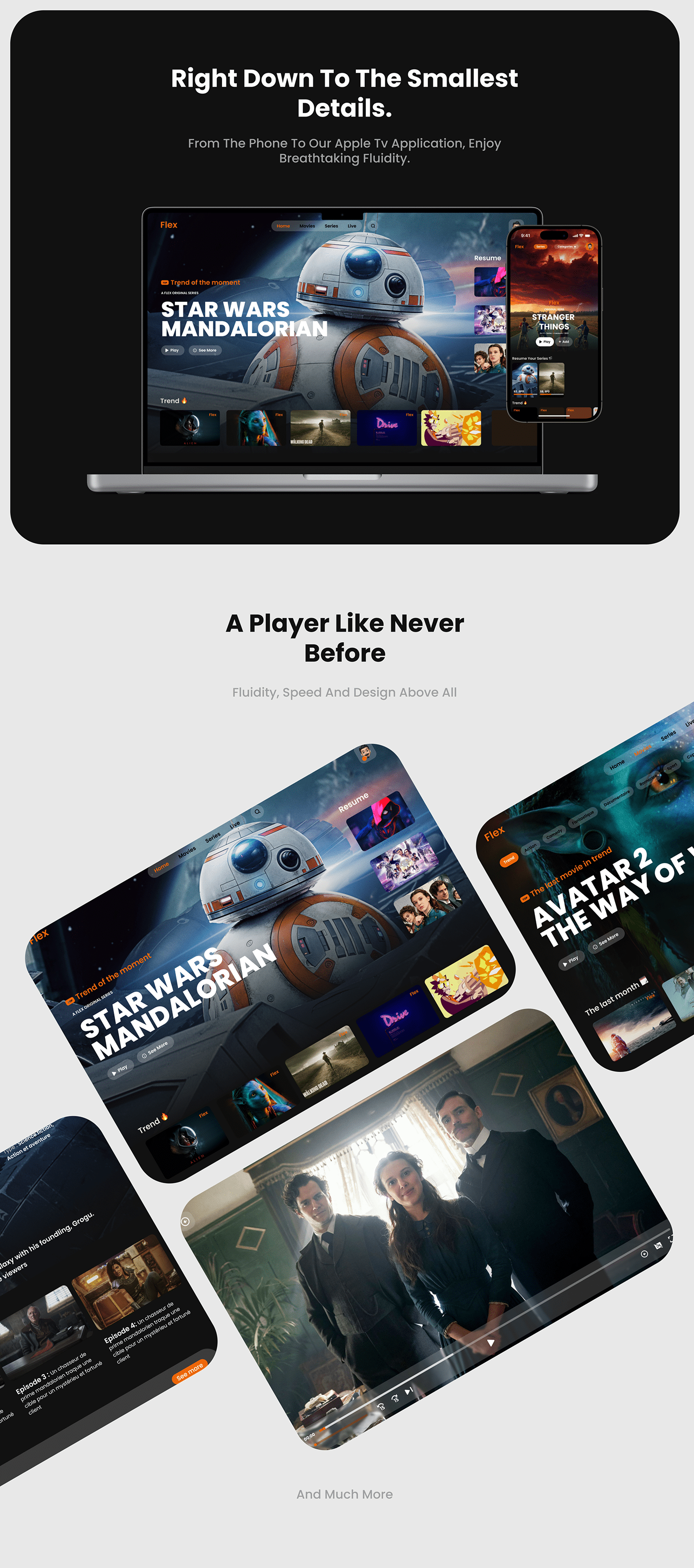 app Figma Movies Streaming user interface Mobile Application Netflix uidesign Web Design  UI