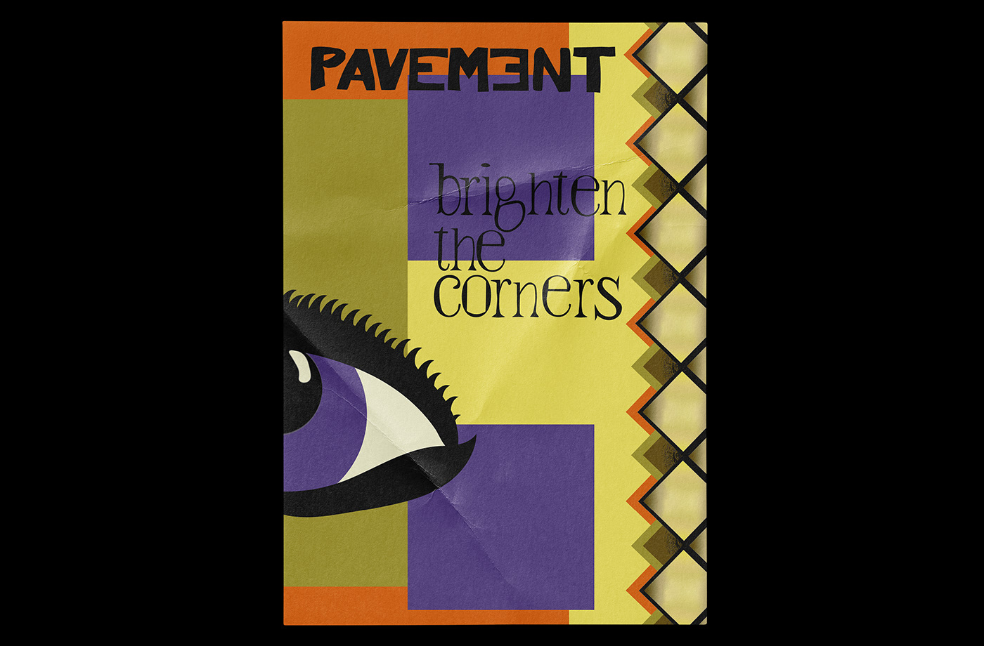 editorial print vinyl cover Layout music brand identity