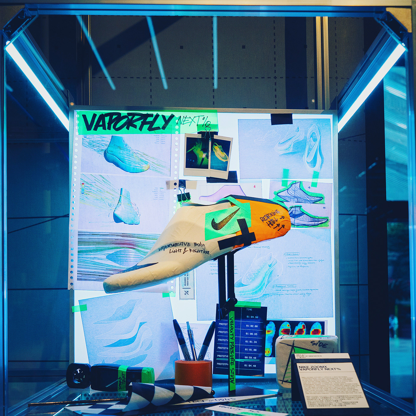 Nike houseofinnovation installation Retail shanghai ROYALCLUB lab running CreativeStudio