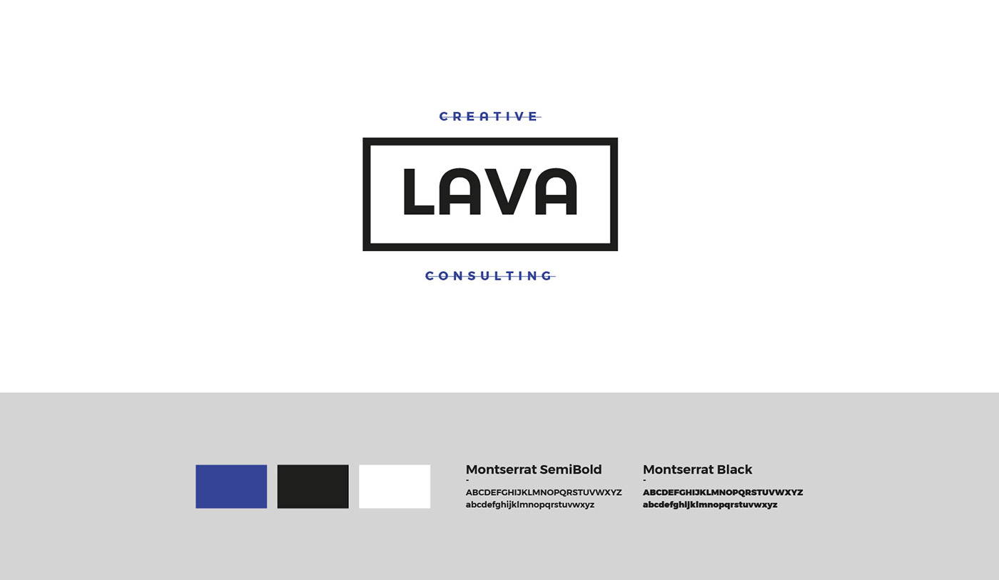 logo Logotype business card lava