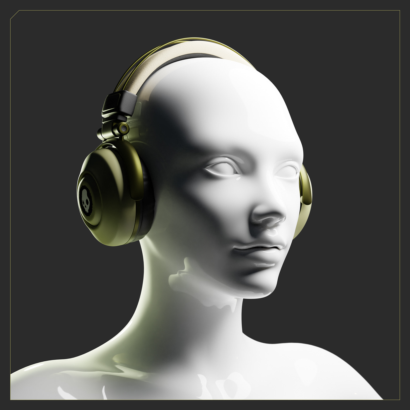 3d modeling blender headphones gadgets technologies mannequins