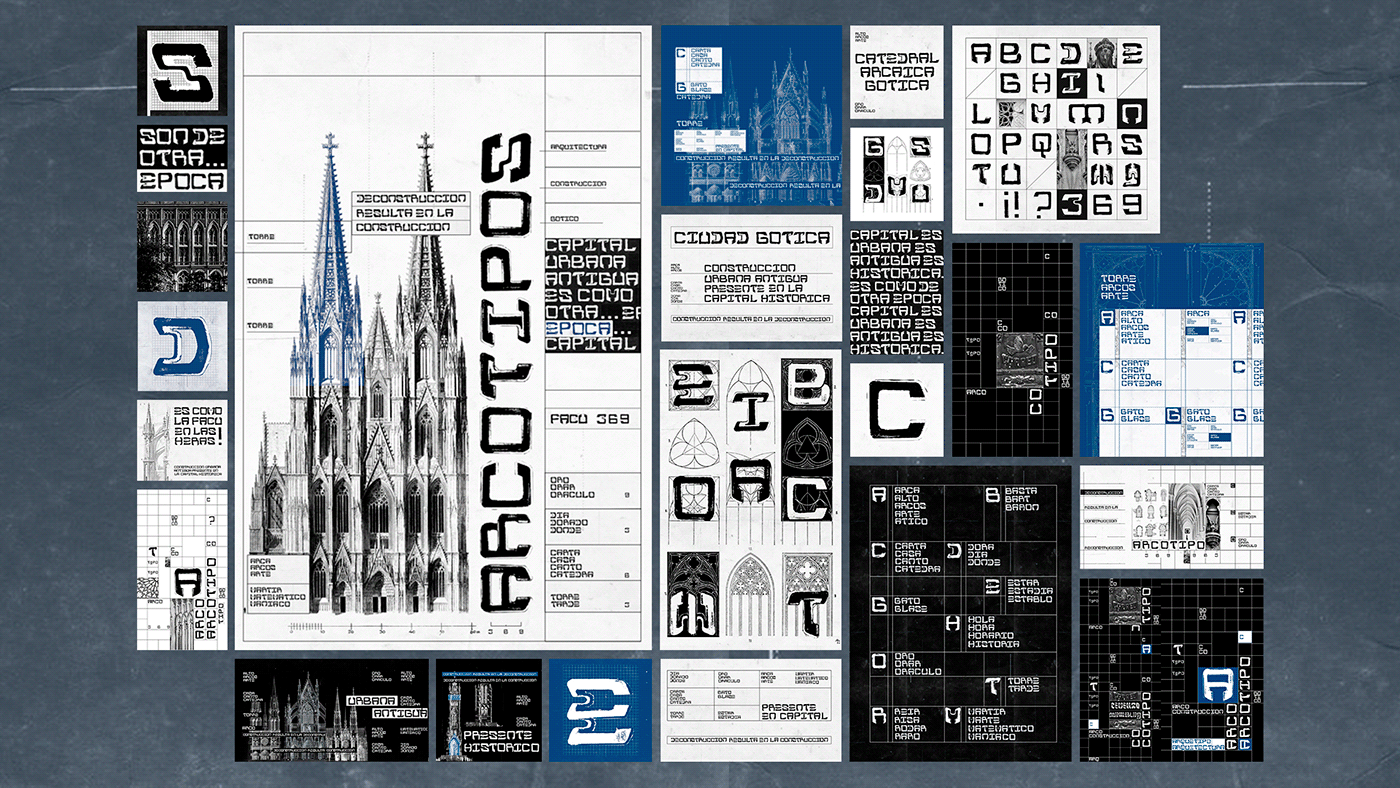 alphabet architecture diseño gráfico Display fadu font graphic design  longinotti tipografia typography  