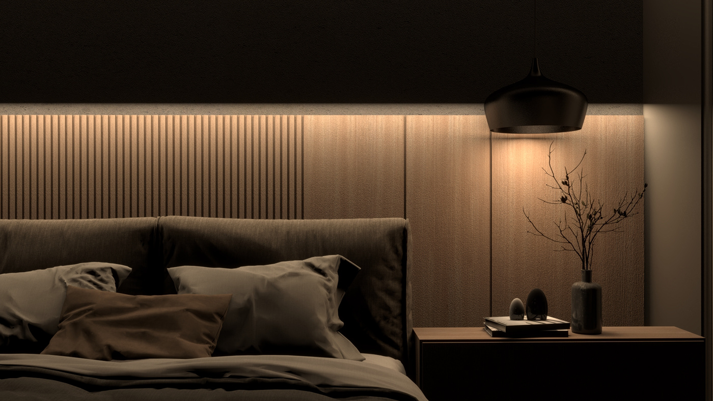3dsmax 3dvisualization interior design  interiorarchitecture minimalinterior modernbedroom SketchUP vray