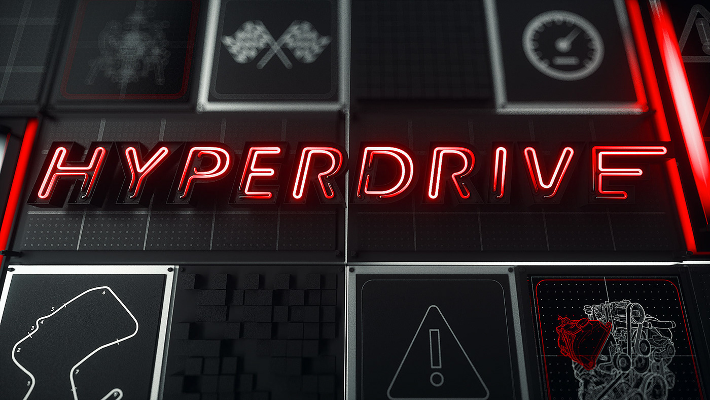 hyperdrive Title Netflix show package car Racing reality 3D