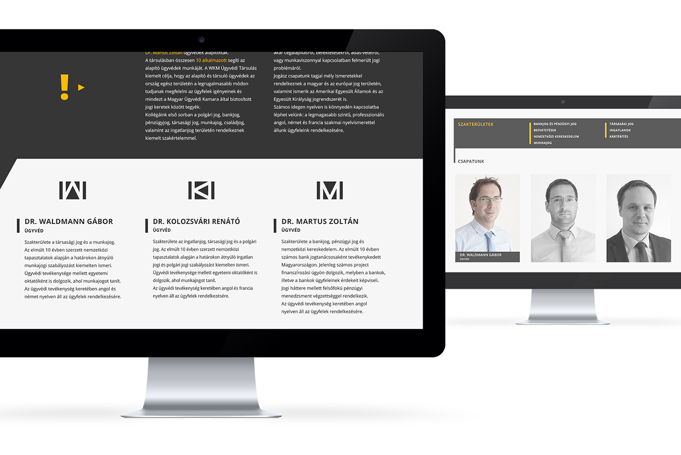 Law Office identity Website Webdesign ux UI Norbert Durst Evista creative agency digital design