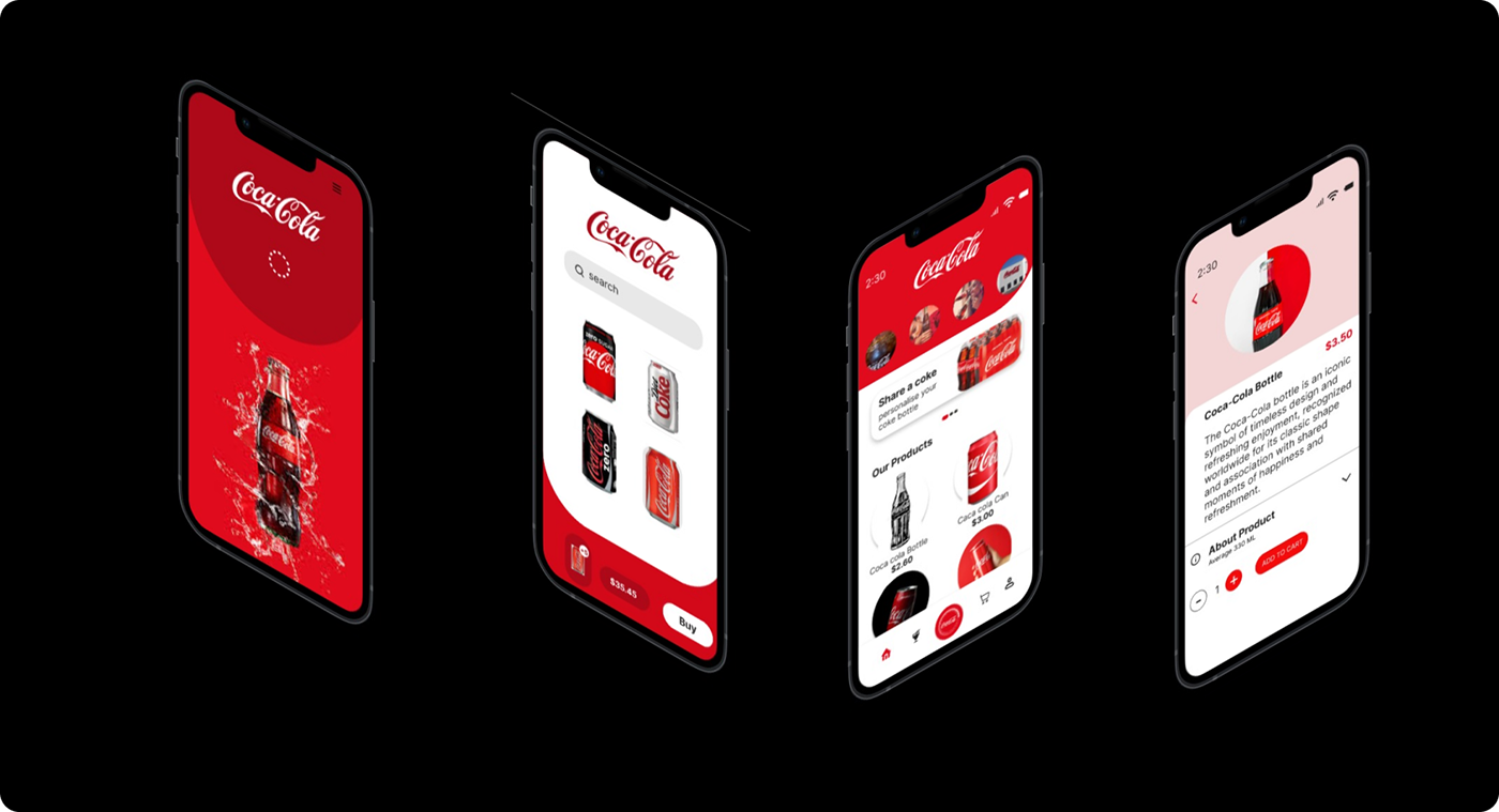 Coca Cola drink app beverage refreshment soft drink coca-cola company coca-cola zero Coca-Cola Redesign Coca-Cola