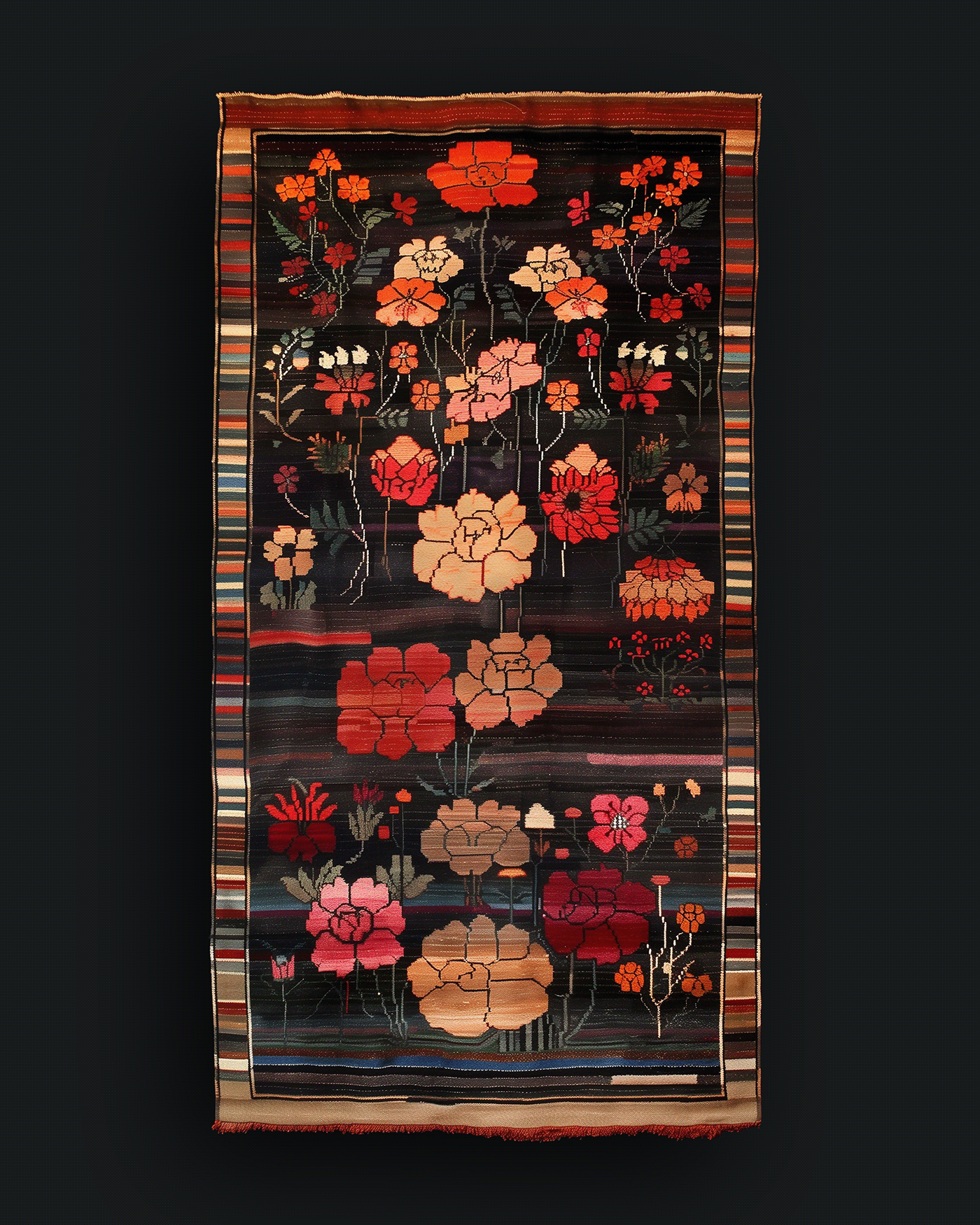 midjourney artificial intelligence Digital Art  artwork Ancient Rug carpet textile design persian