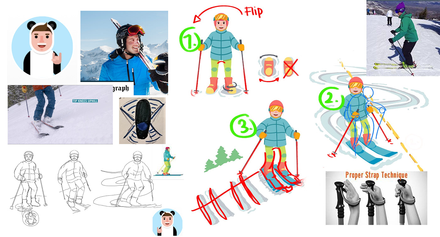 ILLUSTRATION  Ski Vector Illustration