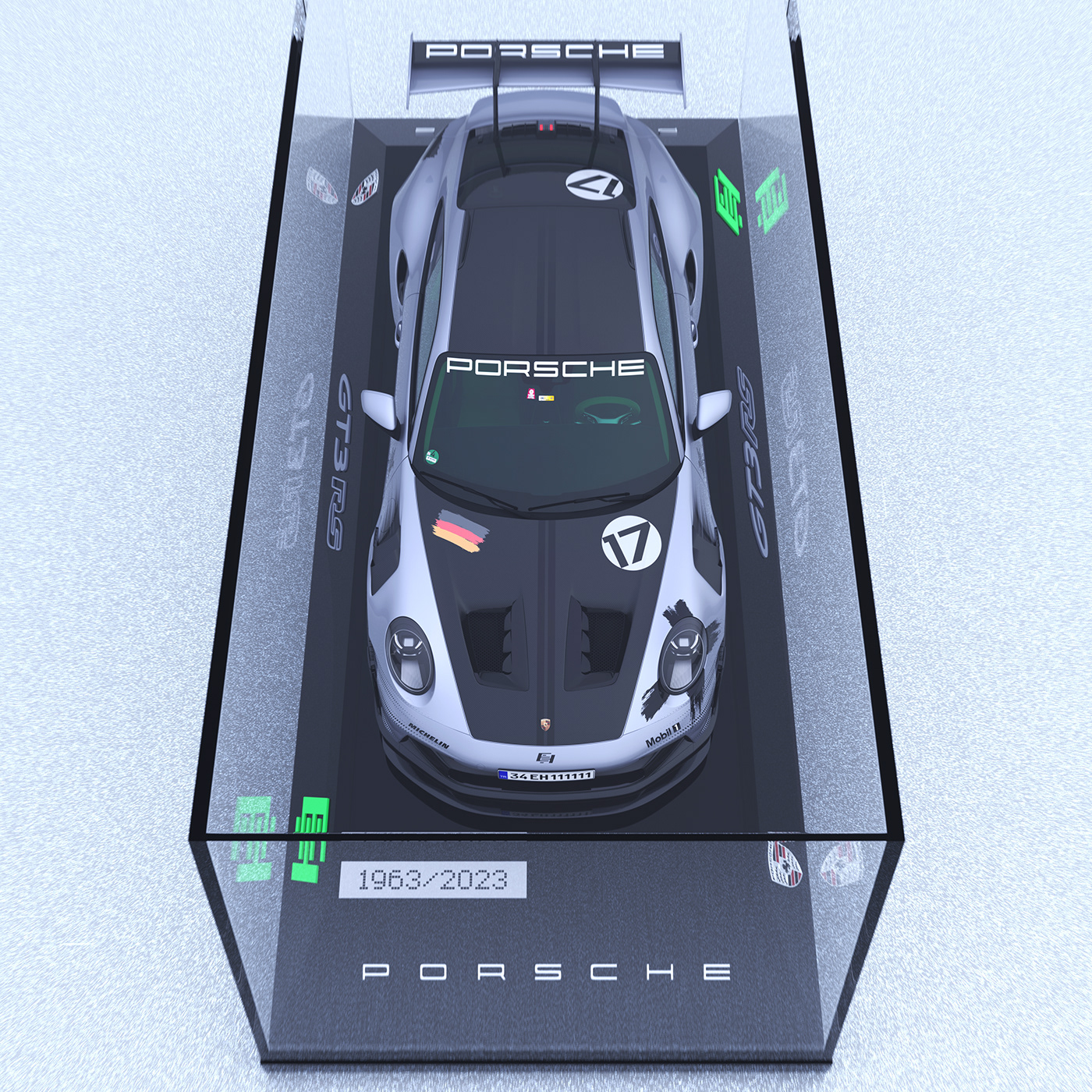 Porsche car design tuning Wheel design LeMans GT3RS future Motorsport emrEHusmen Livery