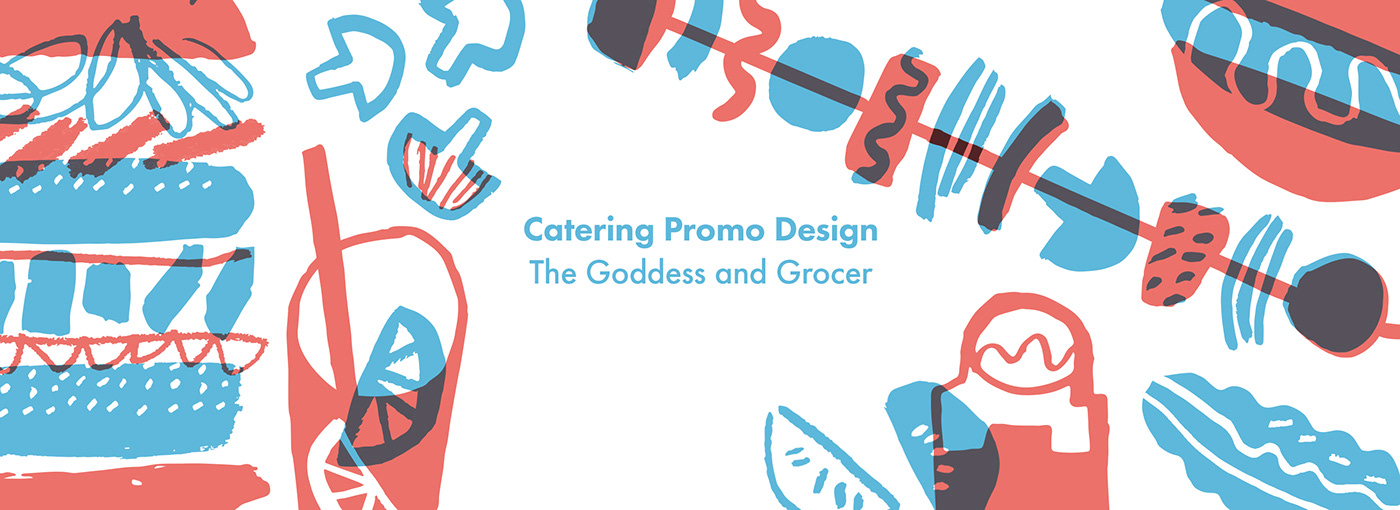 design Social media post adobe illustrator catering